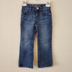 Crystal button detail Gymboree bootcut jeans